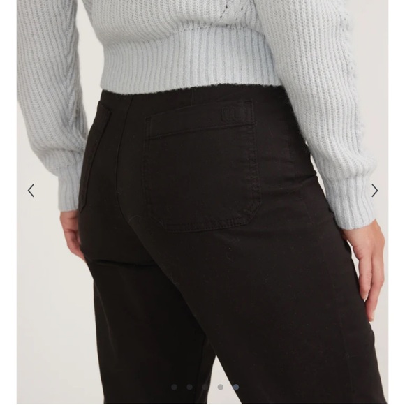 NWT Marine Layer Bridget Full Length Pant in Faded Black Size 14 - Picture 2 of 10